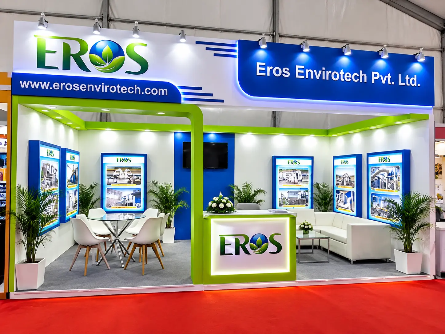 Simple exhibition stall design
