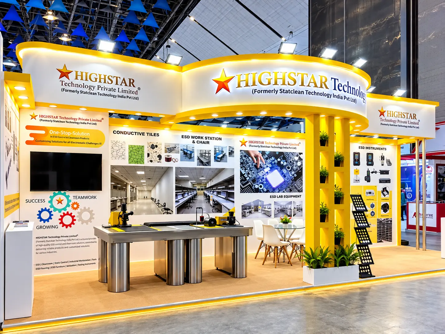 Custom Exhibition Stand Build in Progress — Krrish Creation