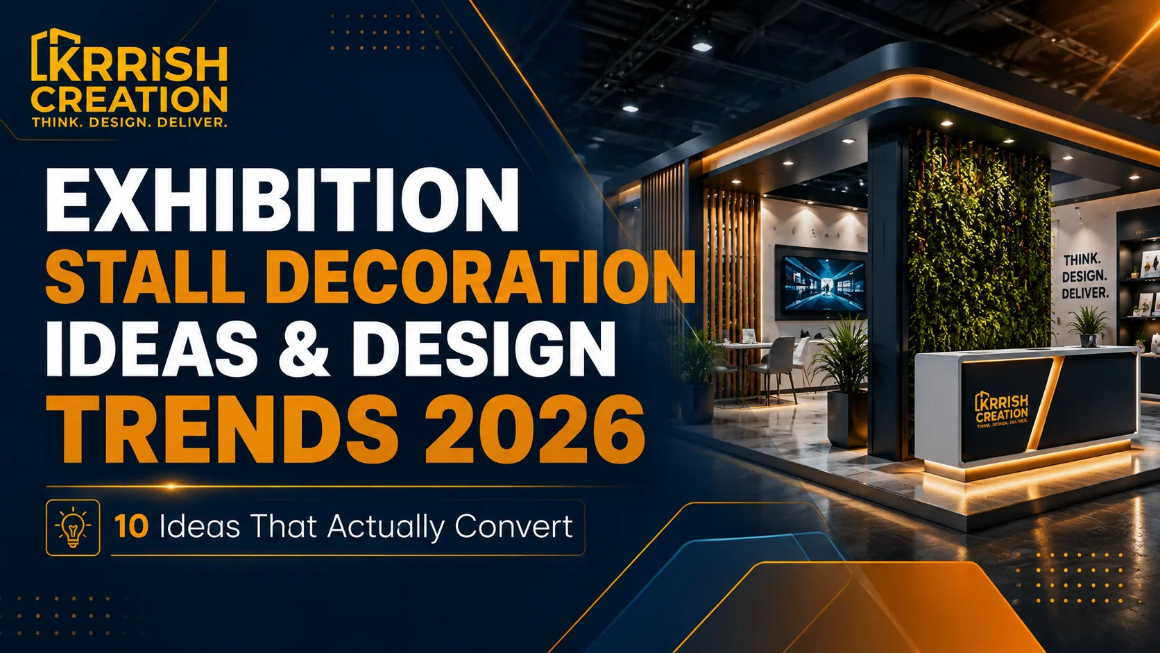 Exhibition stall decoration ideas and design trends 2026 blog banner