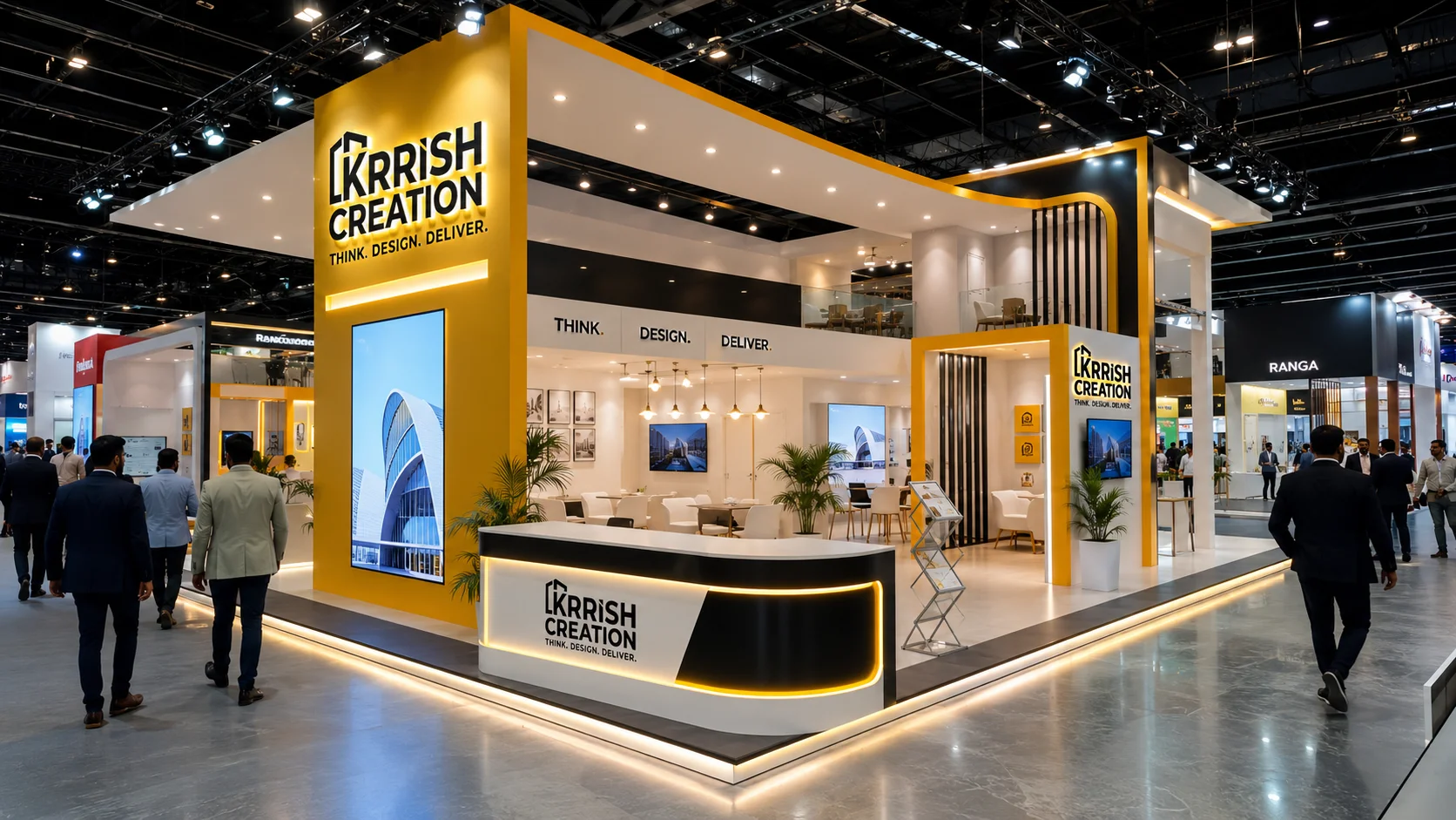 Exhibition stand builders in Dubai and UAE — custom booth by Krrish Creation