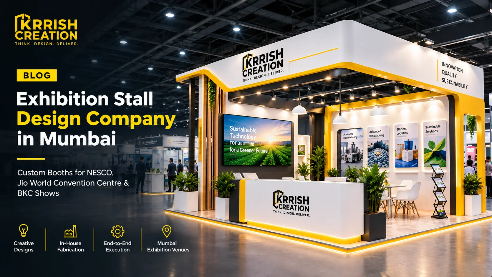 Exhibition Stall Design and fabrication Company in Mumbai | Krrish Creation