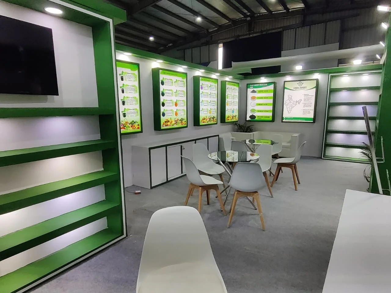 Exhibition booth fabrication for medical and healthcare brands at Medical Expo 2026 Indore