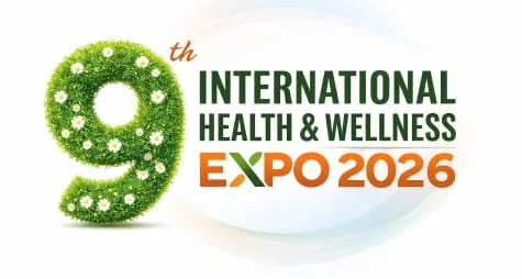 International Health & Wellness Expo 2026 official logo — Pragati Maidan New Delhi wellness trade show
