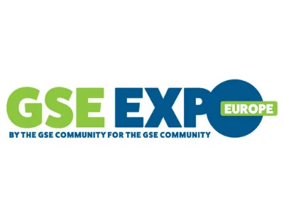 GSE Expo Europe 2026 official logo — FIL Lisbon aviation ground support exhibition