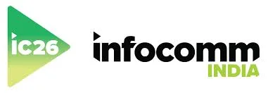 InfoComm India 2026 official logo — Jio World Convention Centre Mumbai AV and technology exhibition