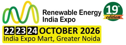 Renewable Energy India Expo 2026 official logo — India Expo Mart Greater Noida