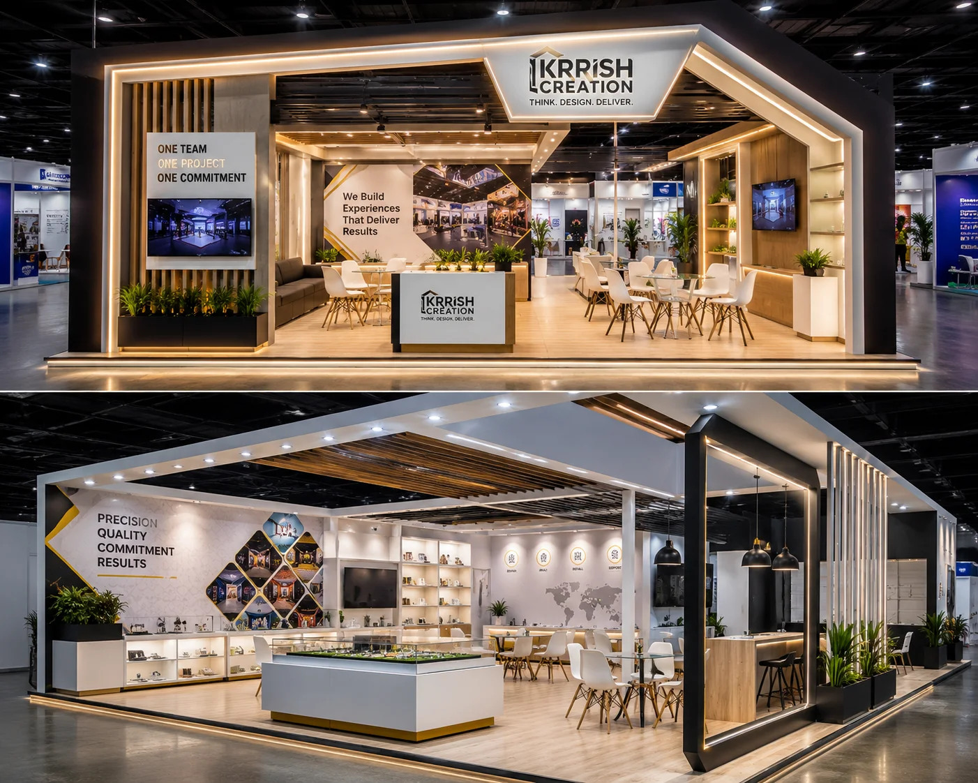 Exhibition stall design for Renewable Energy India Expo 2026 — India Expo Mart Greater Noida