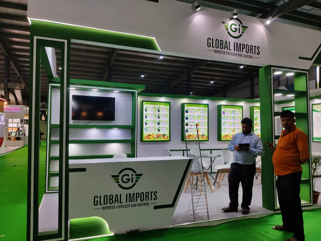 Industrial exhibition booth fabrication for foundry and casting companies