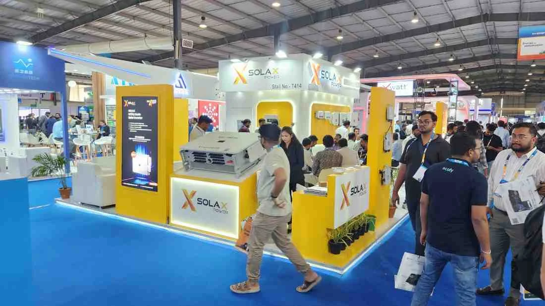 Warehouse automation trade show exhibition stand design Hyderabad