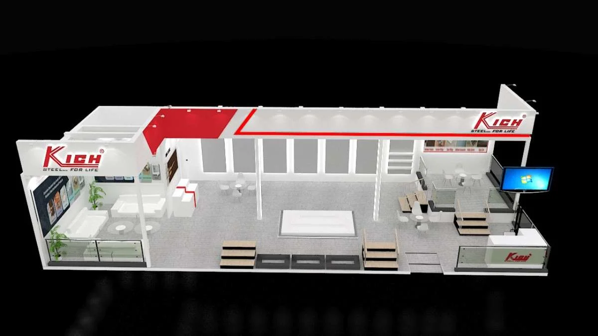 Exhibition stall fabrication for Plast Pack 2026 Indore