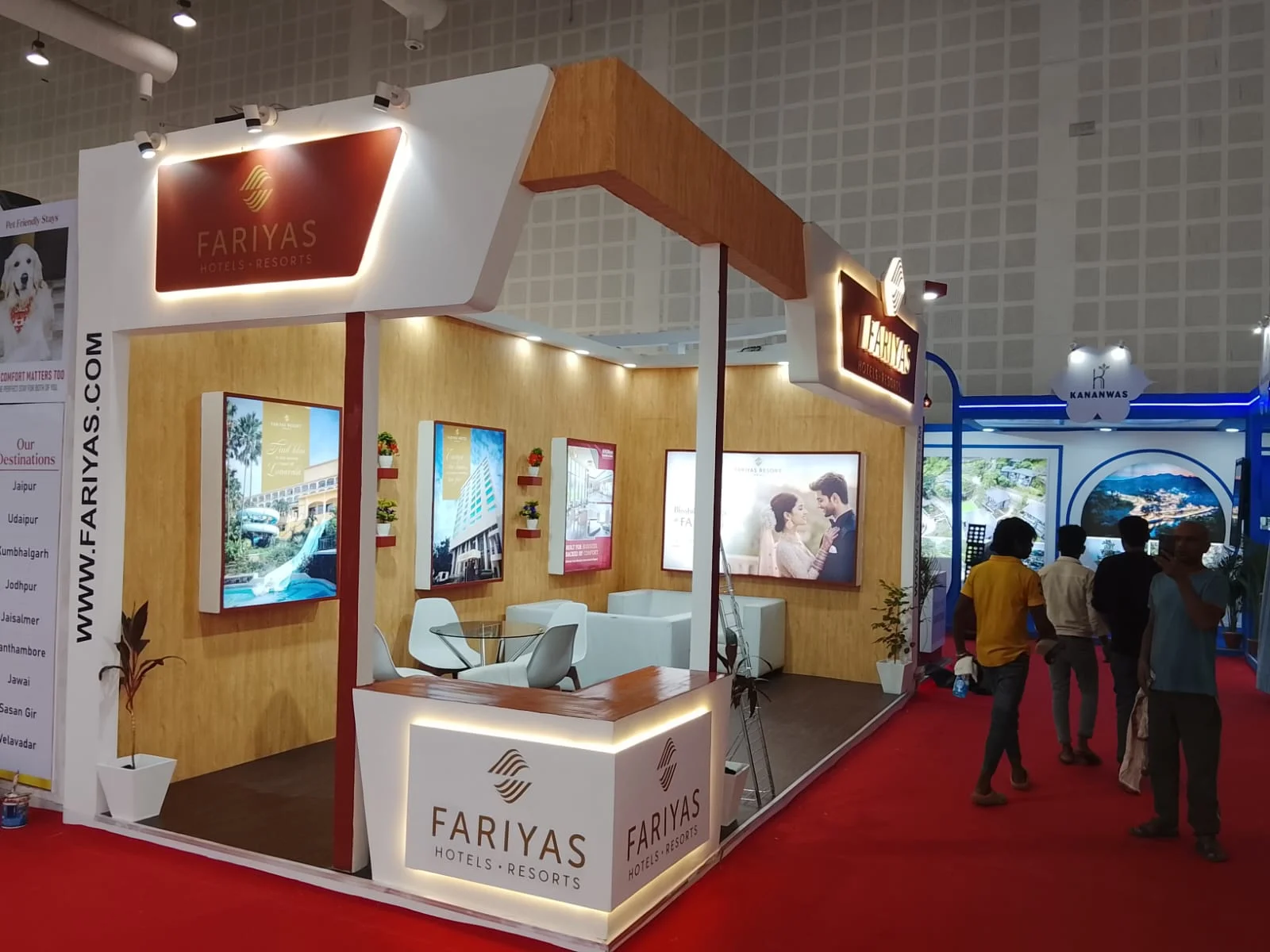 Fariyas Hotels & Resorts exhibition booth
